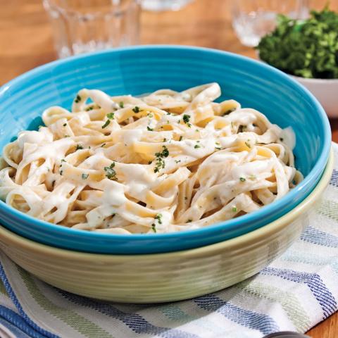 Alfredo au vin blanc